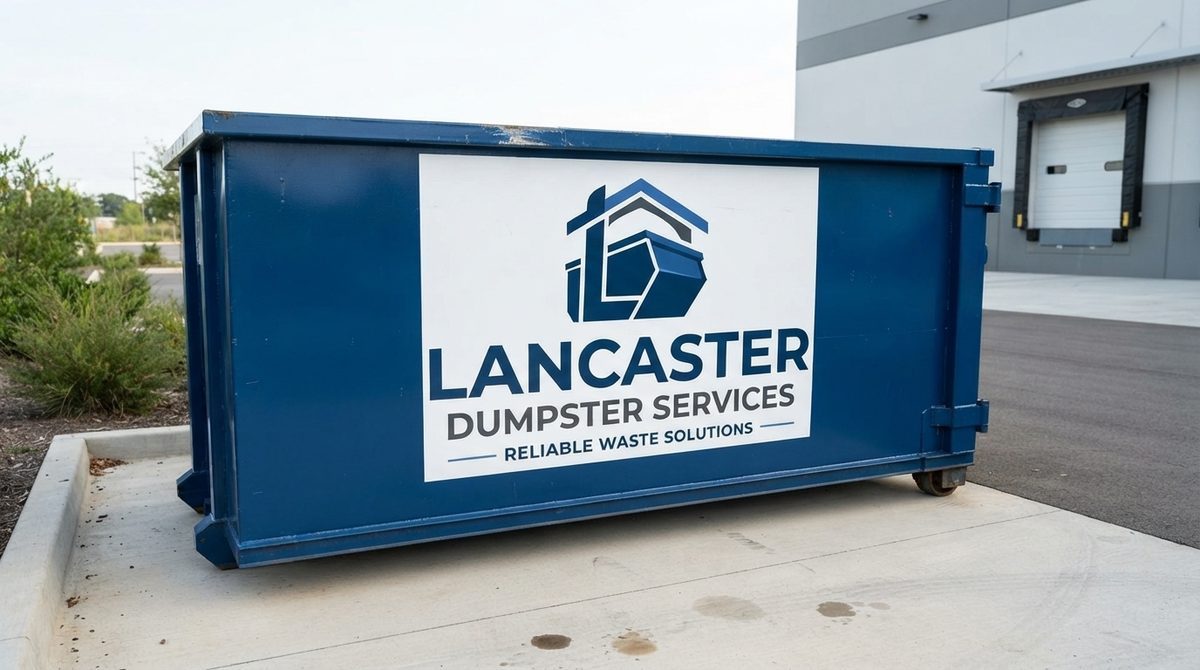 Lancaster Dumpster Services roll-off dumpster serving the Lancaster area